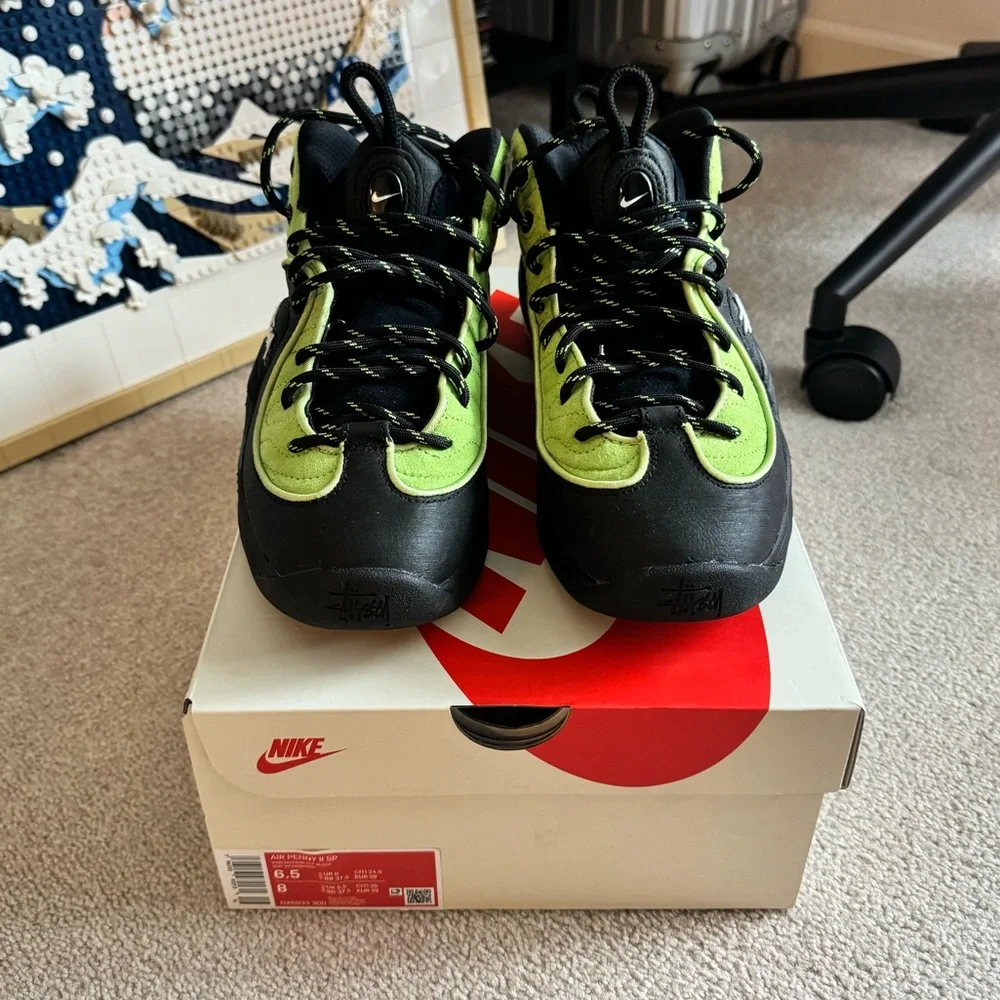 Stüssy x Nike Air Penny 2 - Size Men’s 6.5 - Picture 4 of 6
